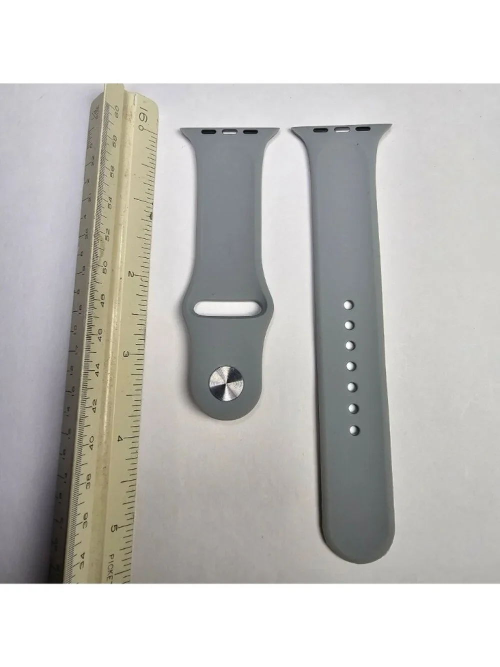 Air Jordan Apple Watch Textured Silicone Sport Band (42mm/44/46/49) Gray